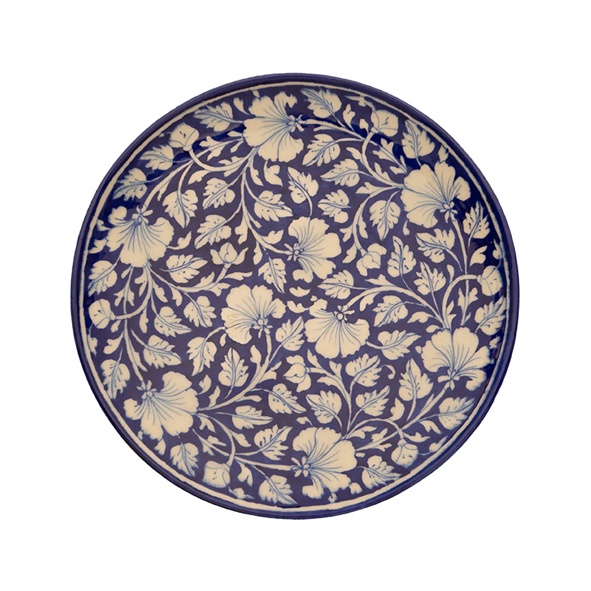 Blue Pottery - PLATE 12 INCHES