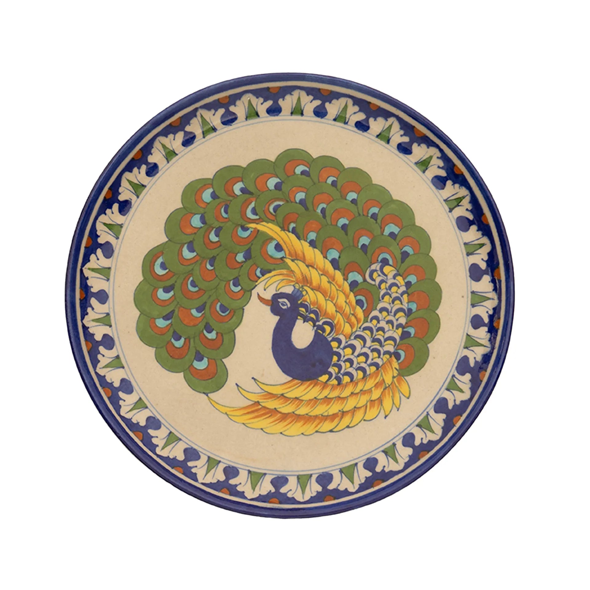 Blue Pottery - PLATE 12 INCHES