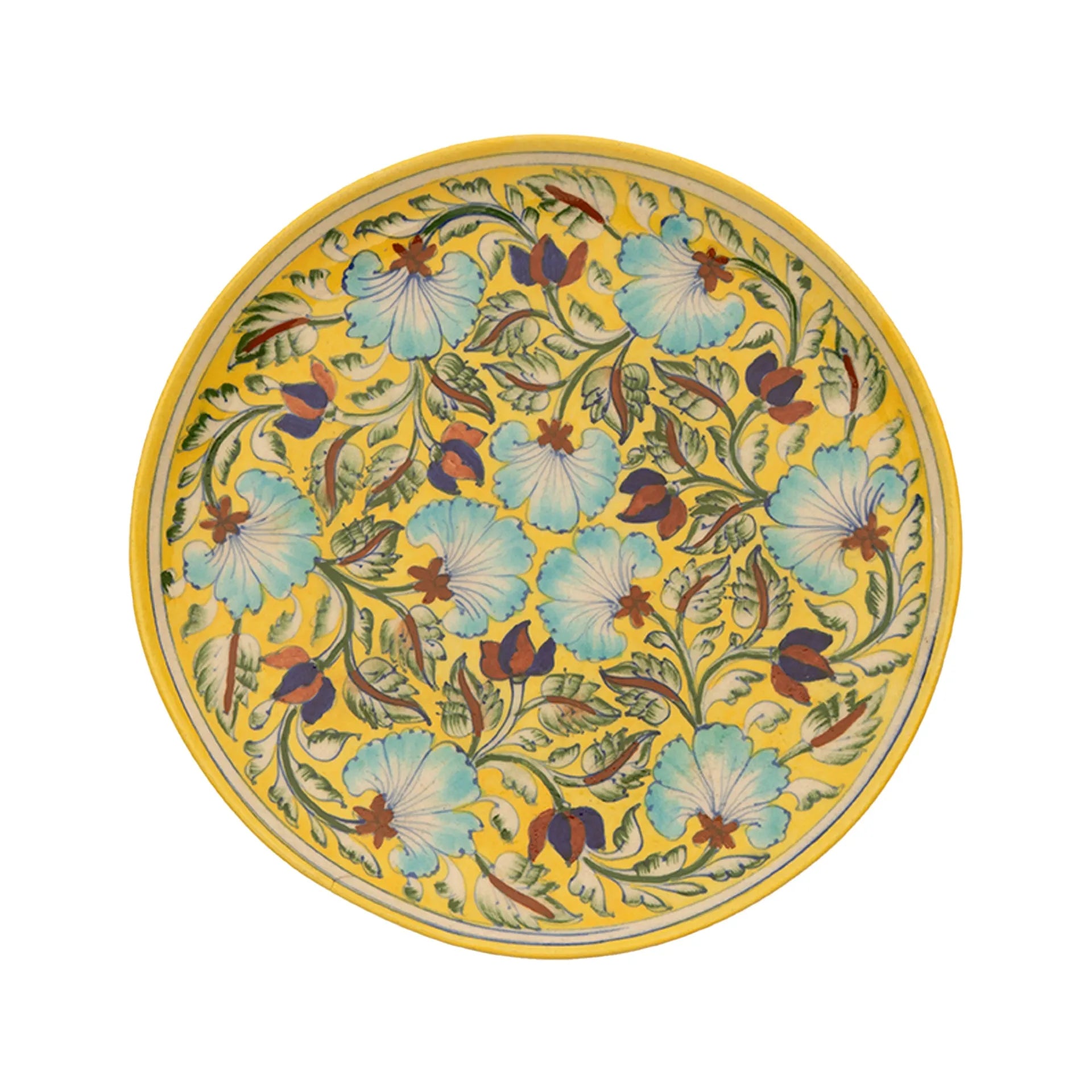 Blue Pottery - PLATE 12 INCHES