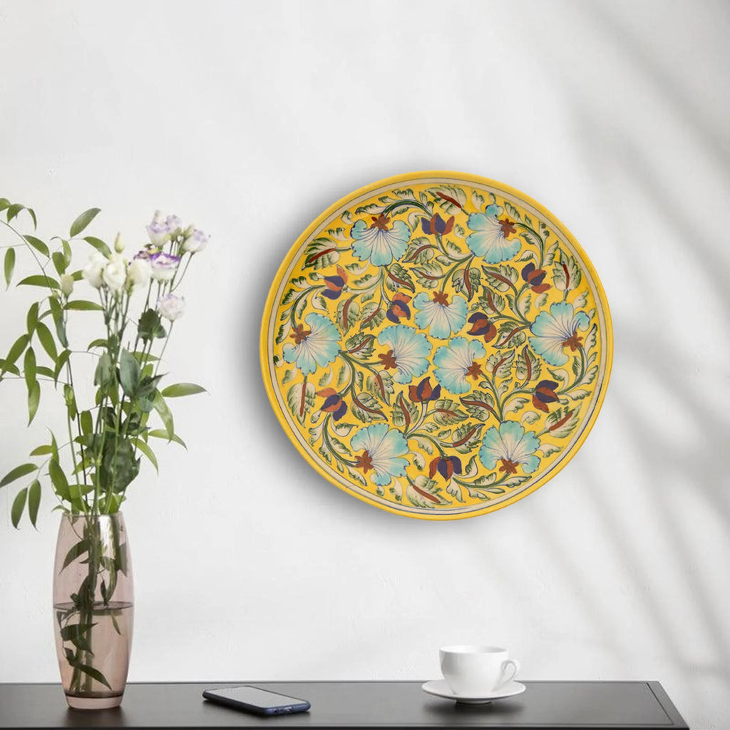Blue Pottery - PLATE 12 INCHES