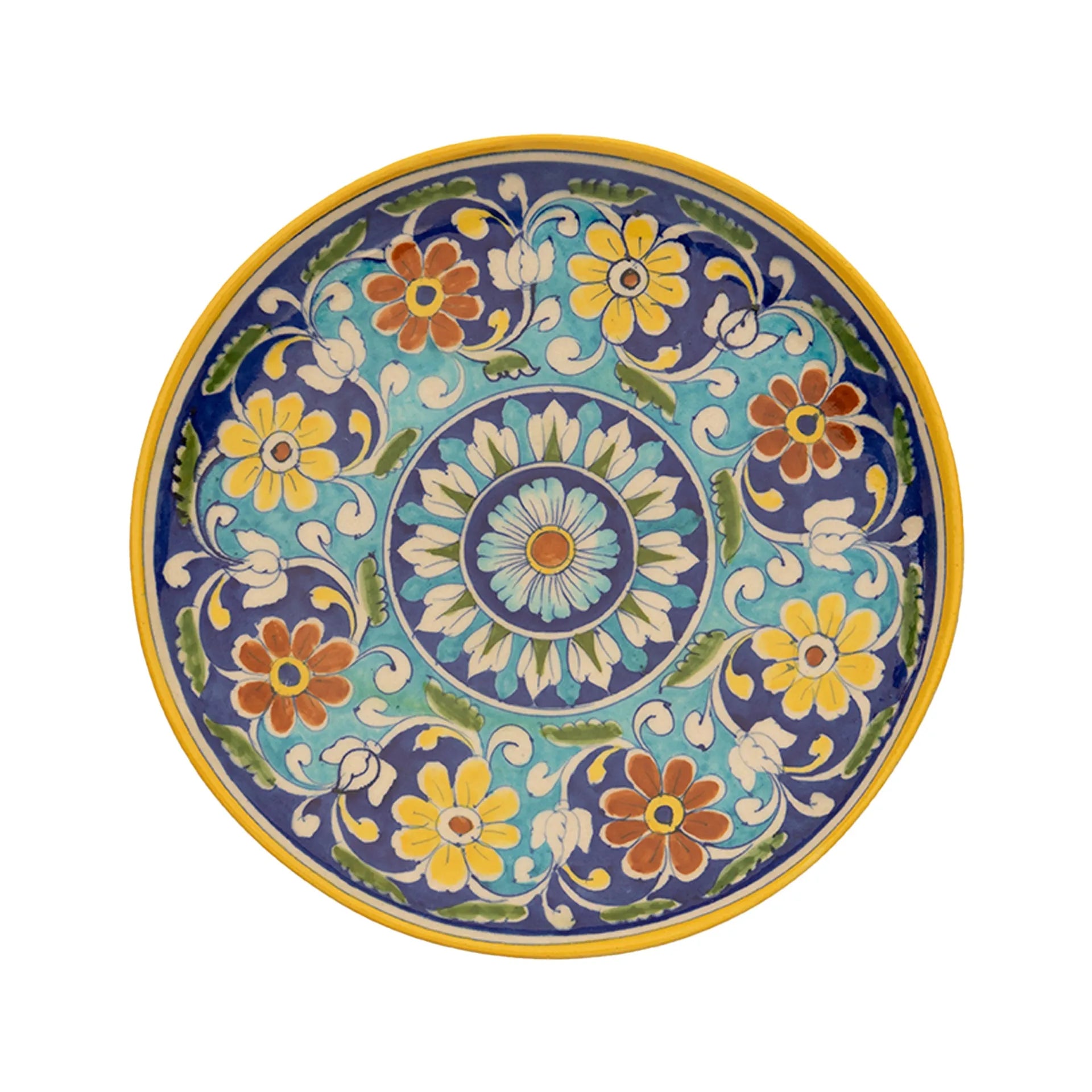 Blue Pottery - PLATE 12 INCHES