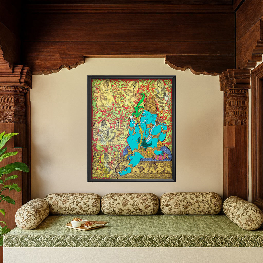 Kalamkari - Ganesha- Various styles