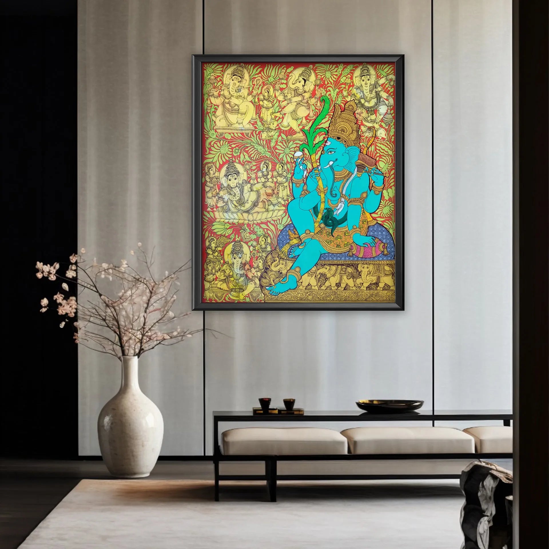 Kalamkari - Ganesha- Various styles