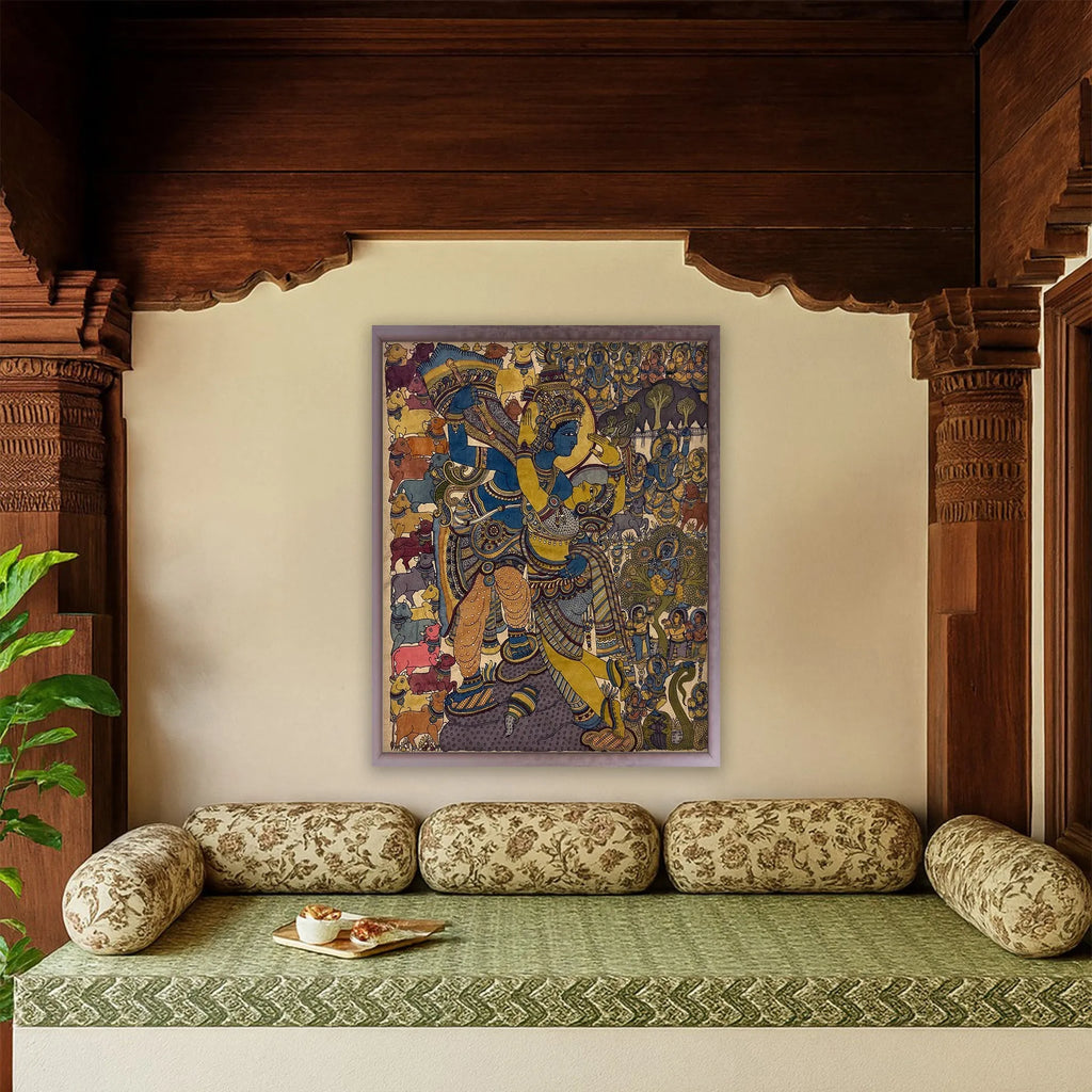 Kalamkari - Radha Krishna