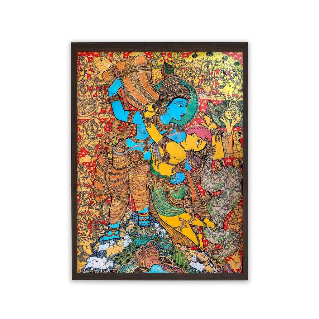 Kalamkari - Radha Krishna
