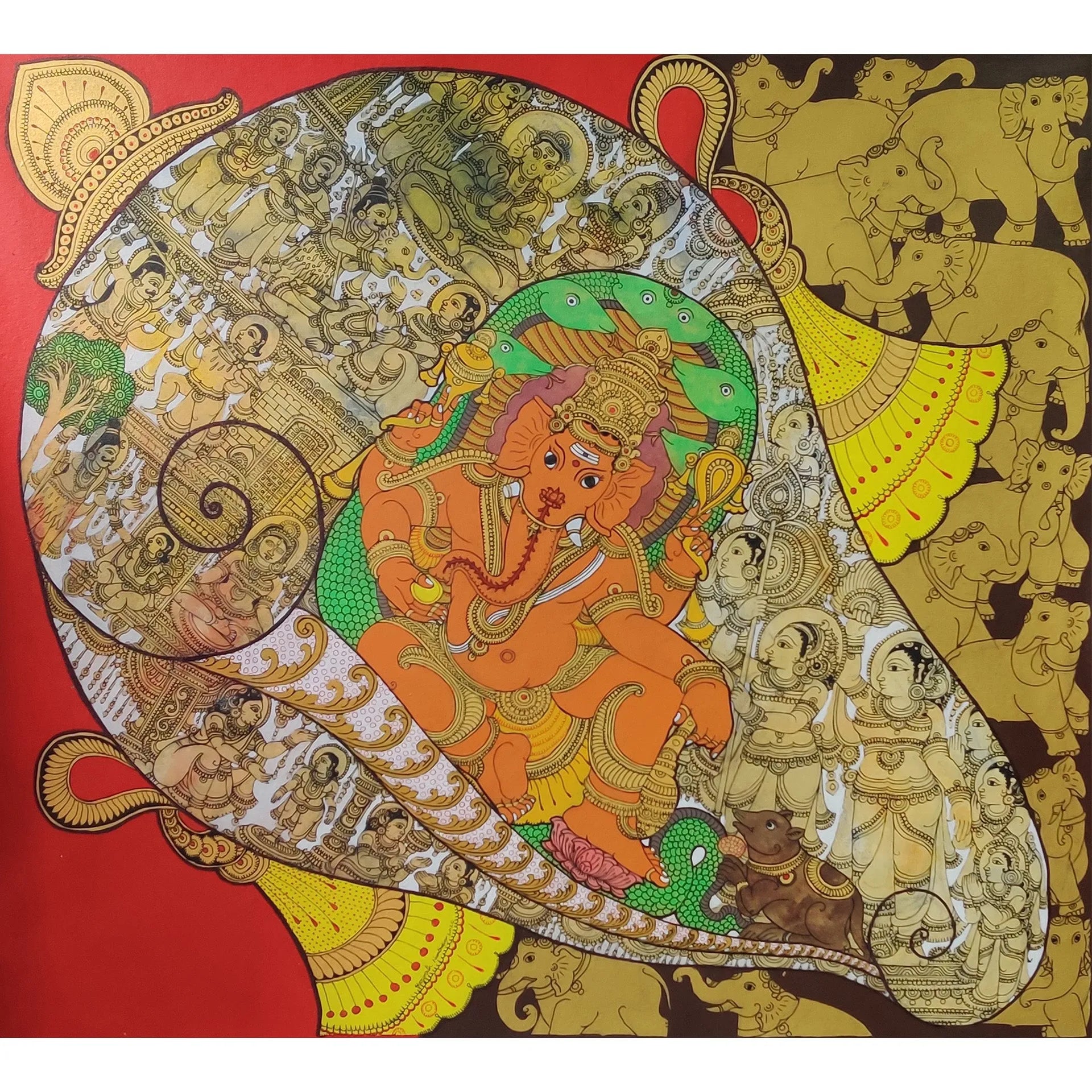 Kalamkari - Ganesha Story