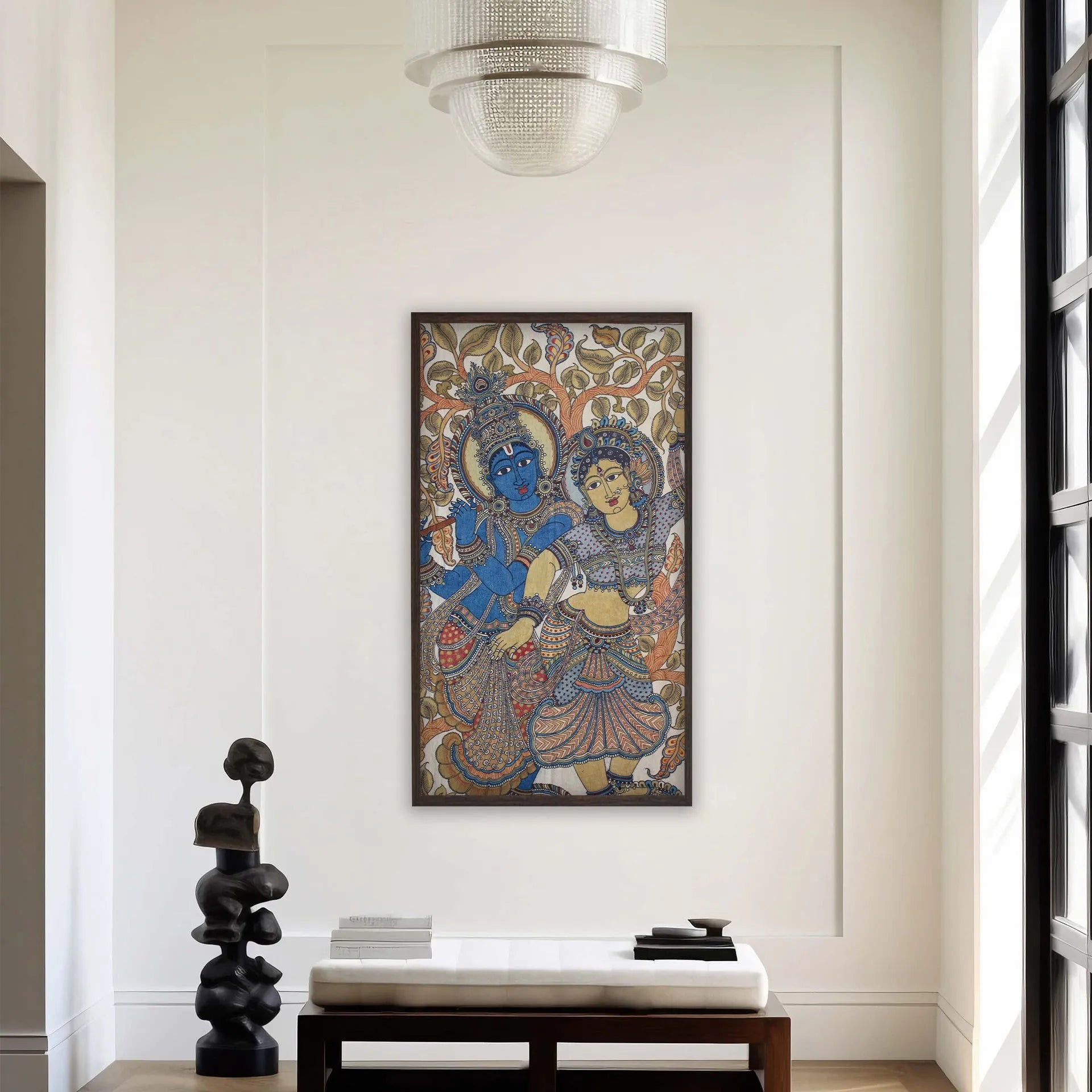 Kalamkari - Radha Krishna