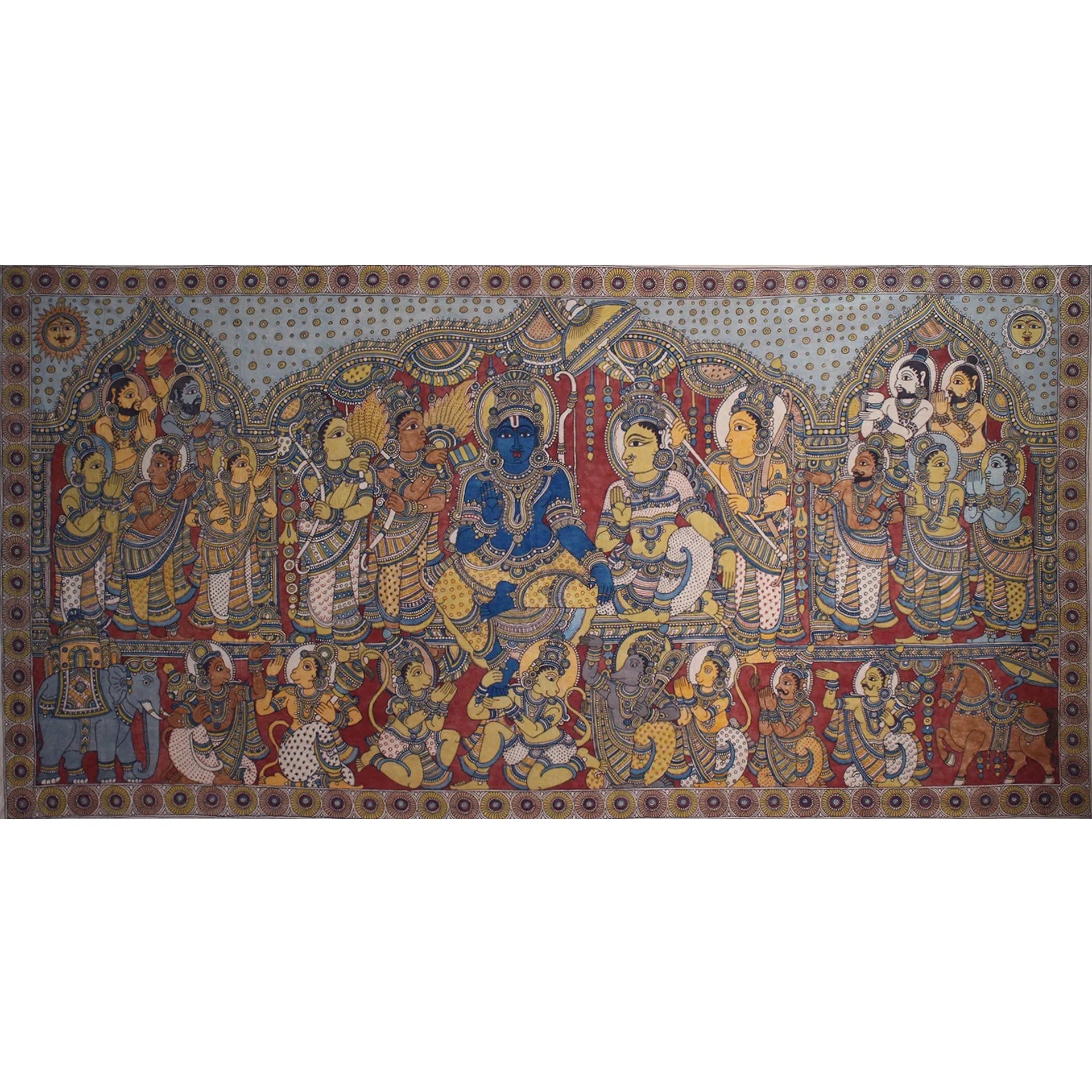 Kalamkari - Ram Pattabhishekam