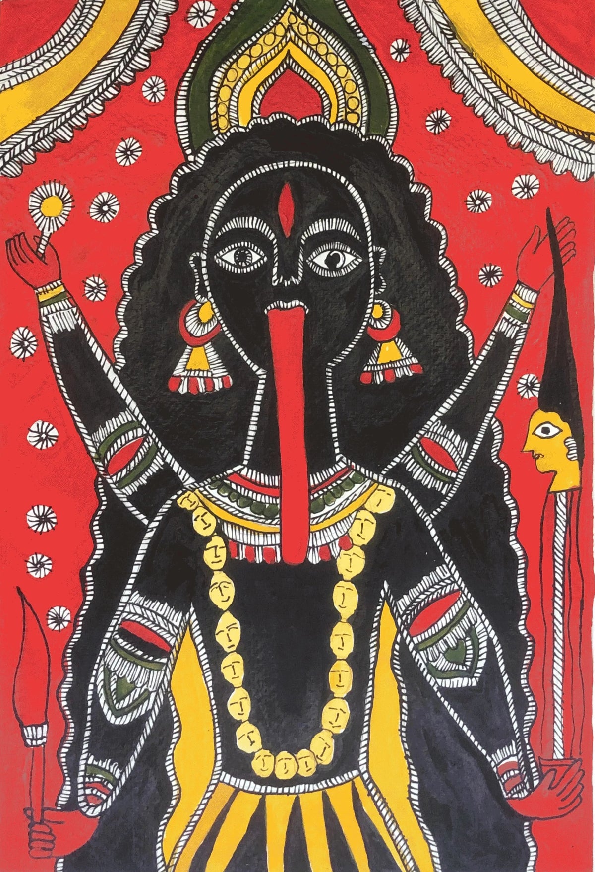 Madhubani - Kali Mata