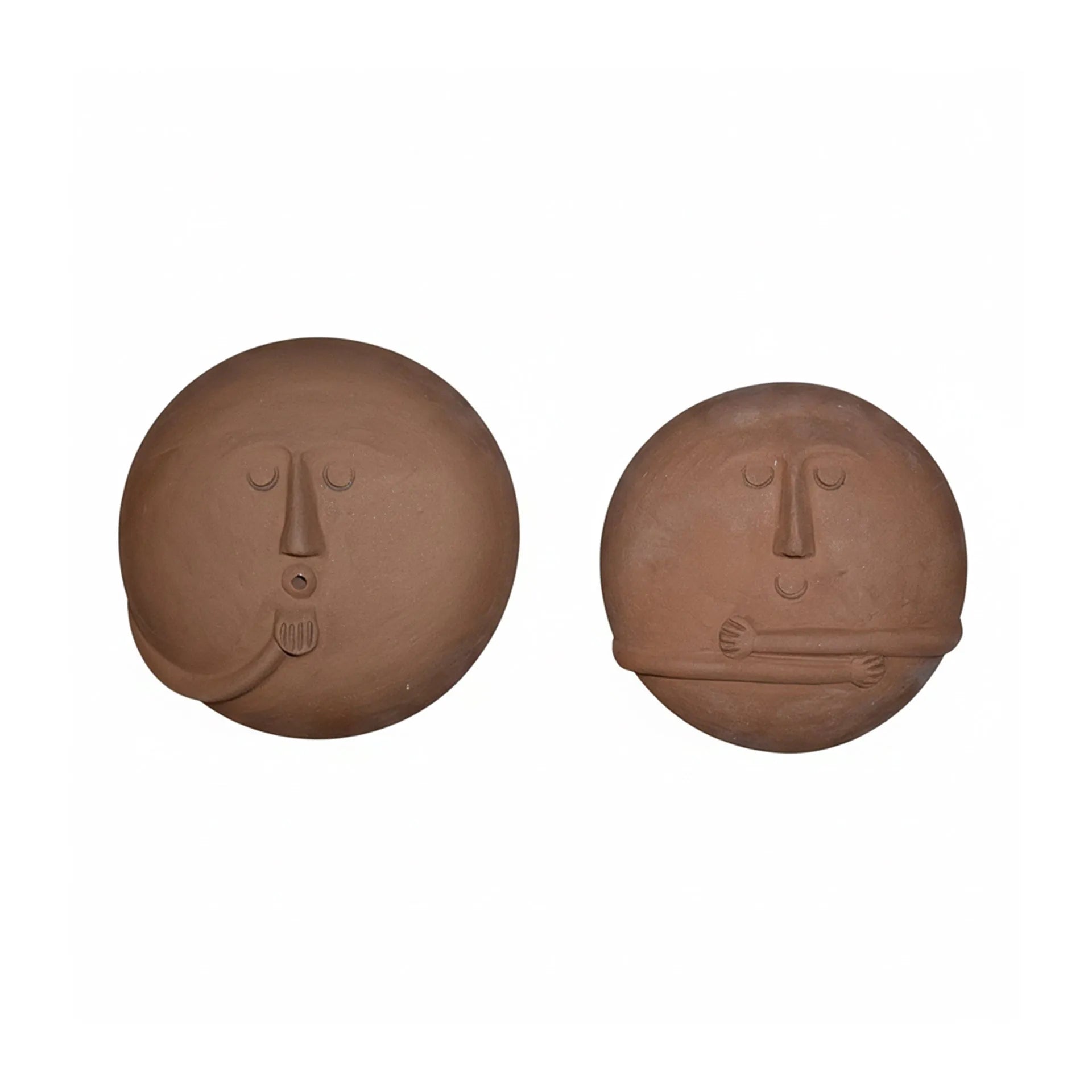 Molela Terracota - Smiley