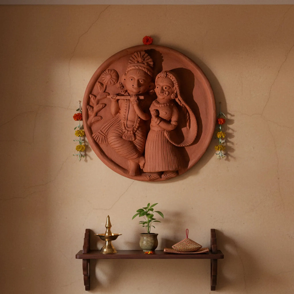 Molela Terracota - Radha Krishna