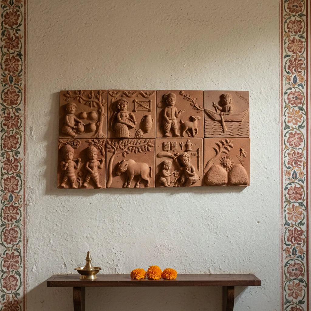 Molela Terracota - Village Theme Tiles