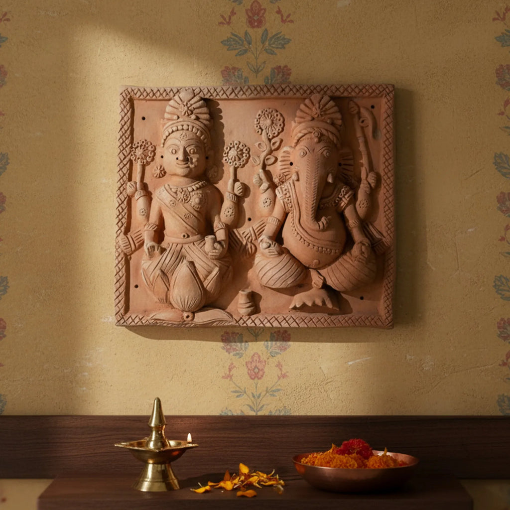 Molela Terracota - Lakshmi Ganesh