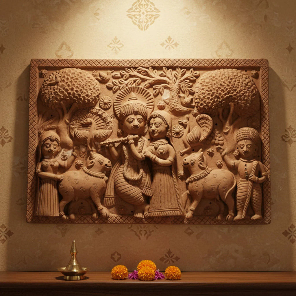 Molela Terracota - Radha Krishna