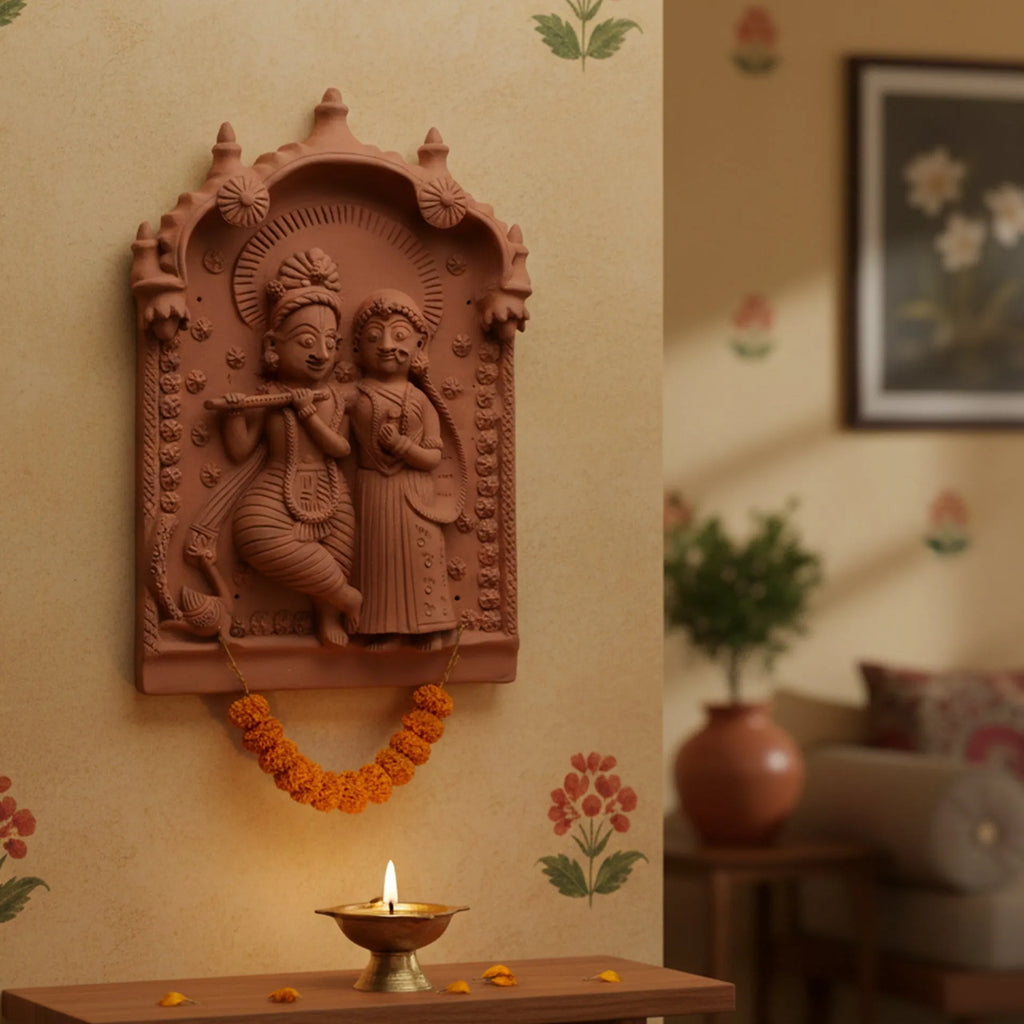Molela Terracota - Radha Krishna