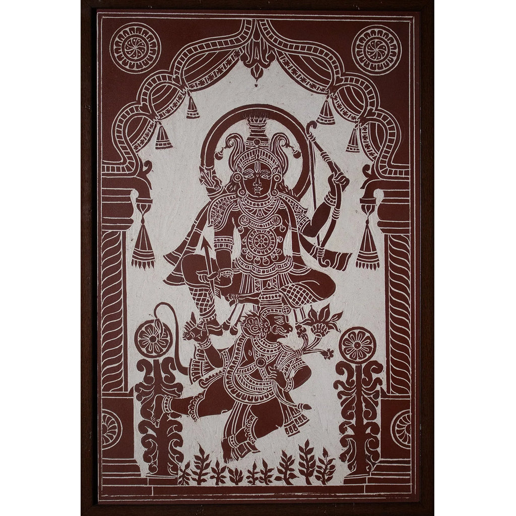 Kaavi - Hanuman Carrying Sri Rama