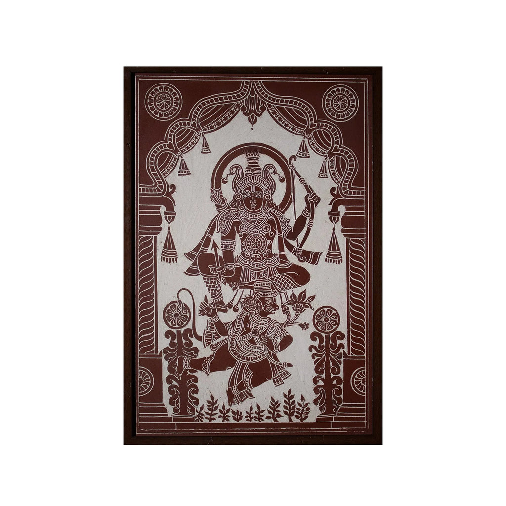 Kaavi - Hanuman Carrying Sri Rama