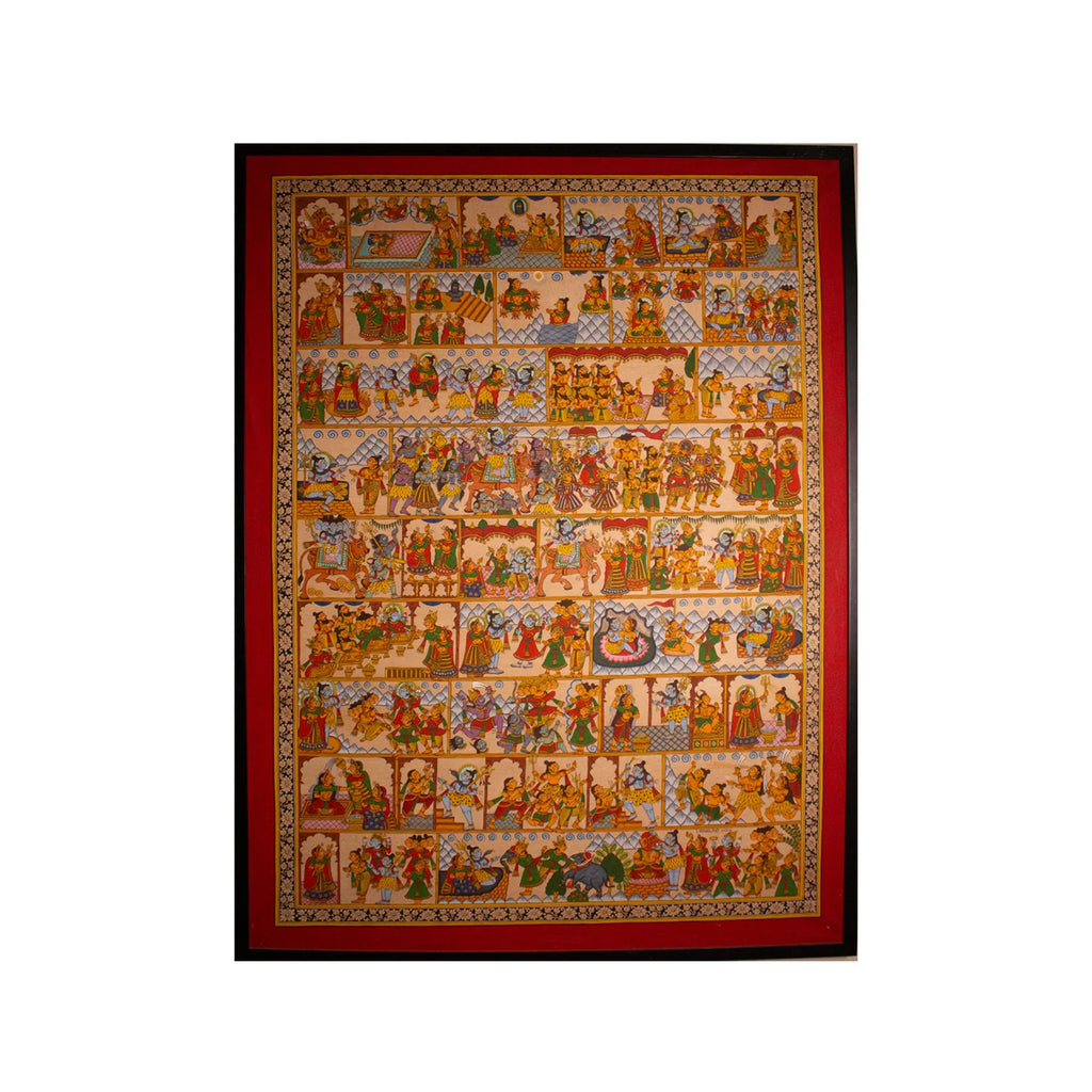 Phad - Shiv Parvati Vivaahand birth of ganesha