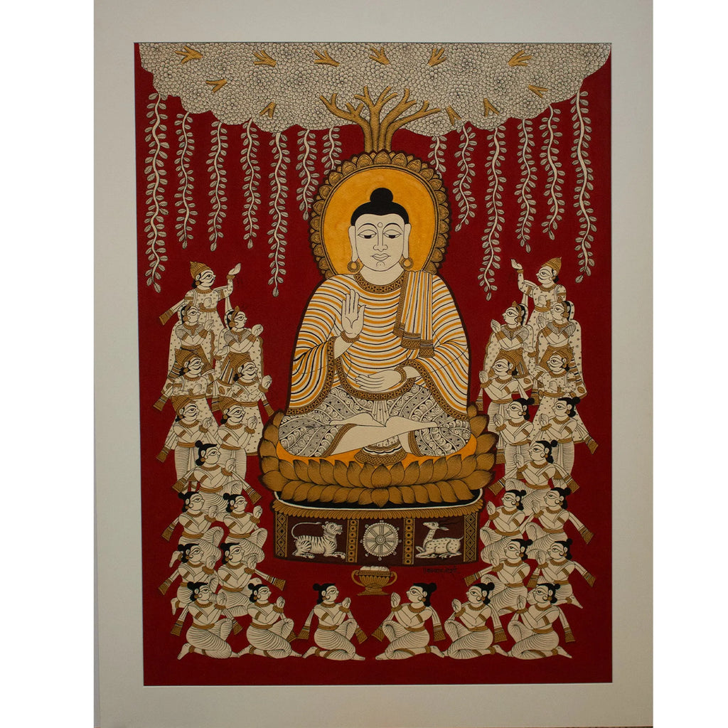 Phad - Buddha under a banyan tree
