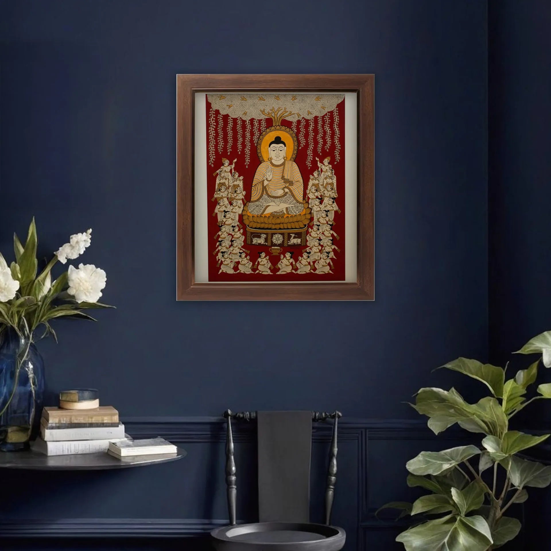Phad - Buddha under a banyan tree