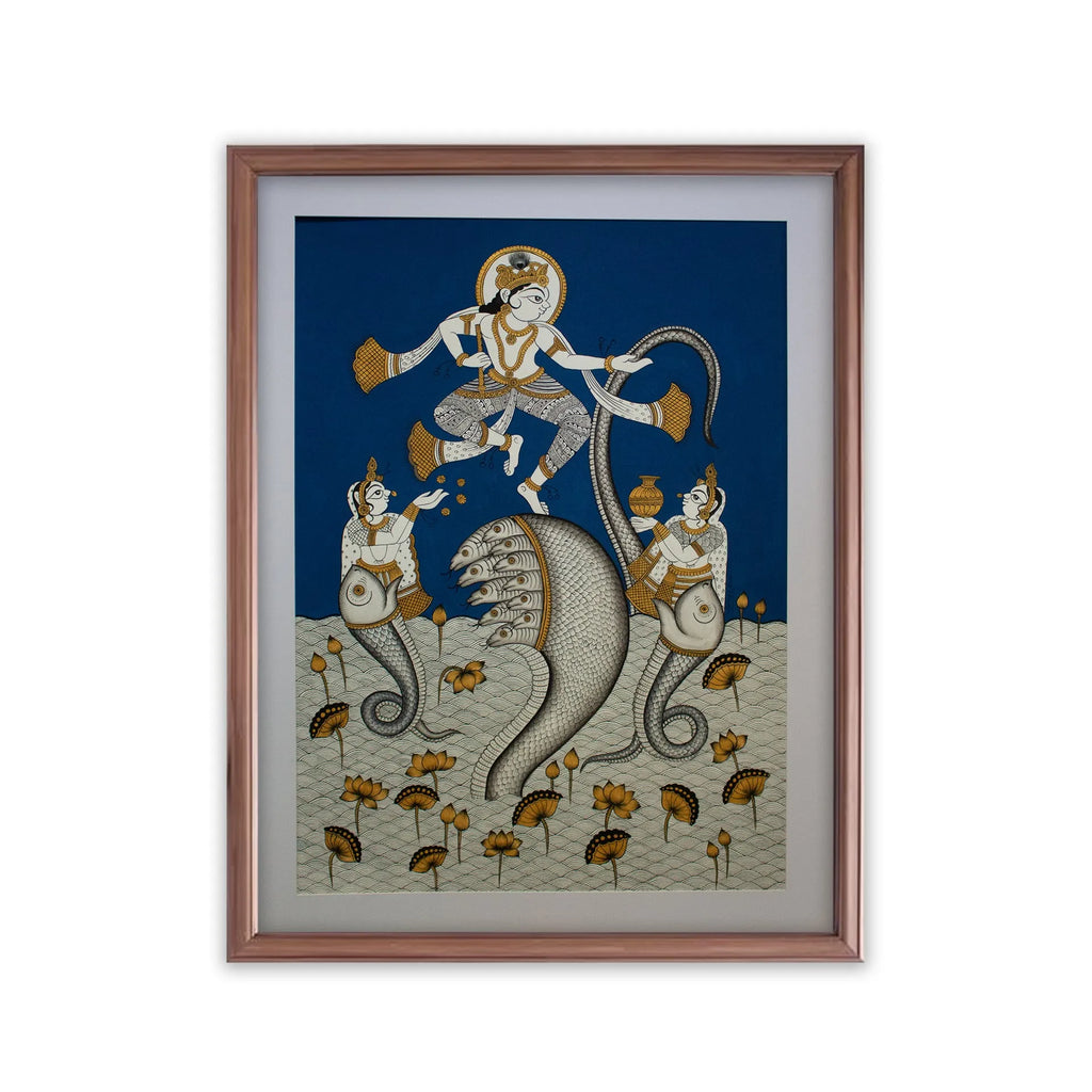 Phad - Krishna on Kaliya Naag