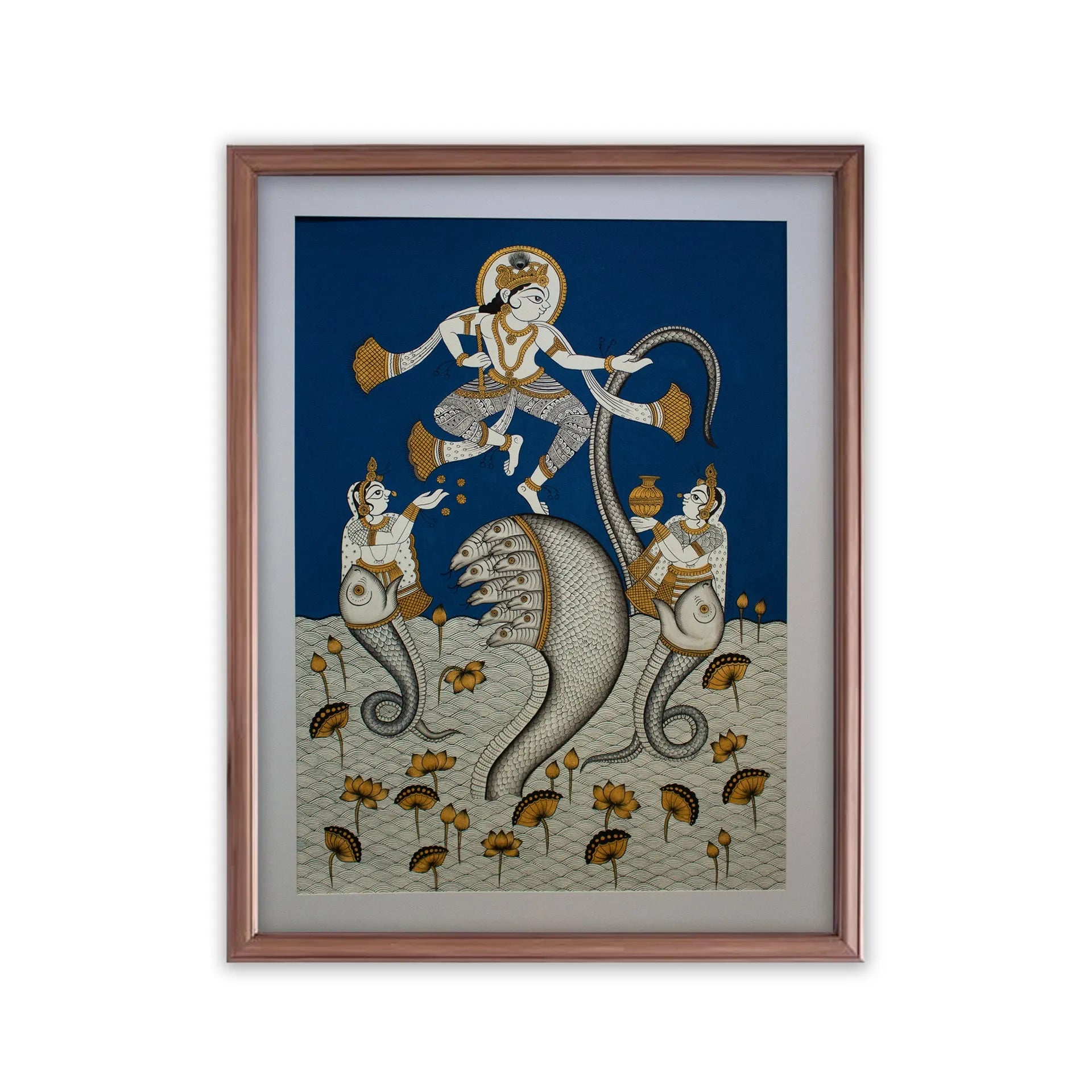 Phad - Krishna on Kaliya Naag