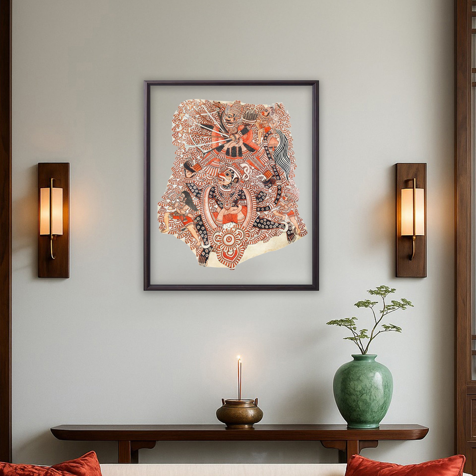 Leather Puppetry - Indrajeet Vadh- Laxman and Hanuman