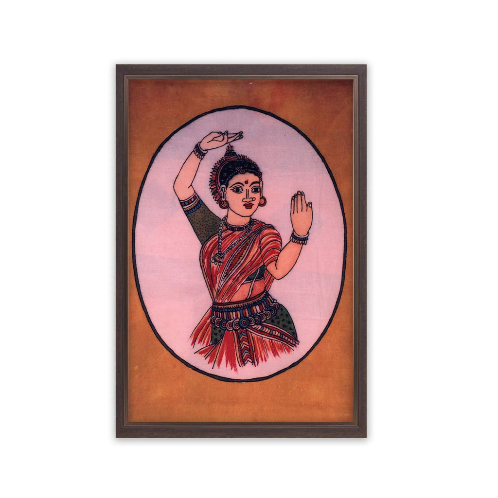 Kalamkari - Dancing beauty