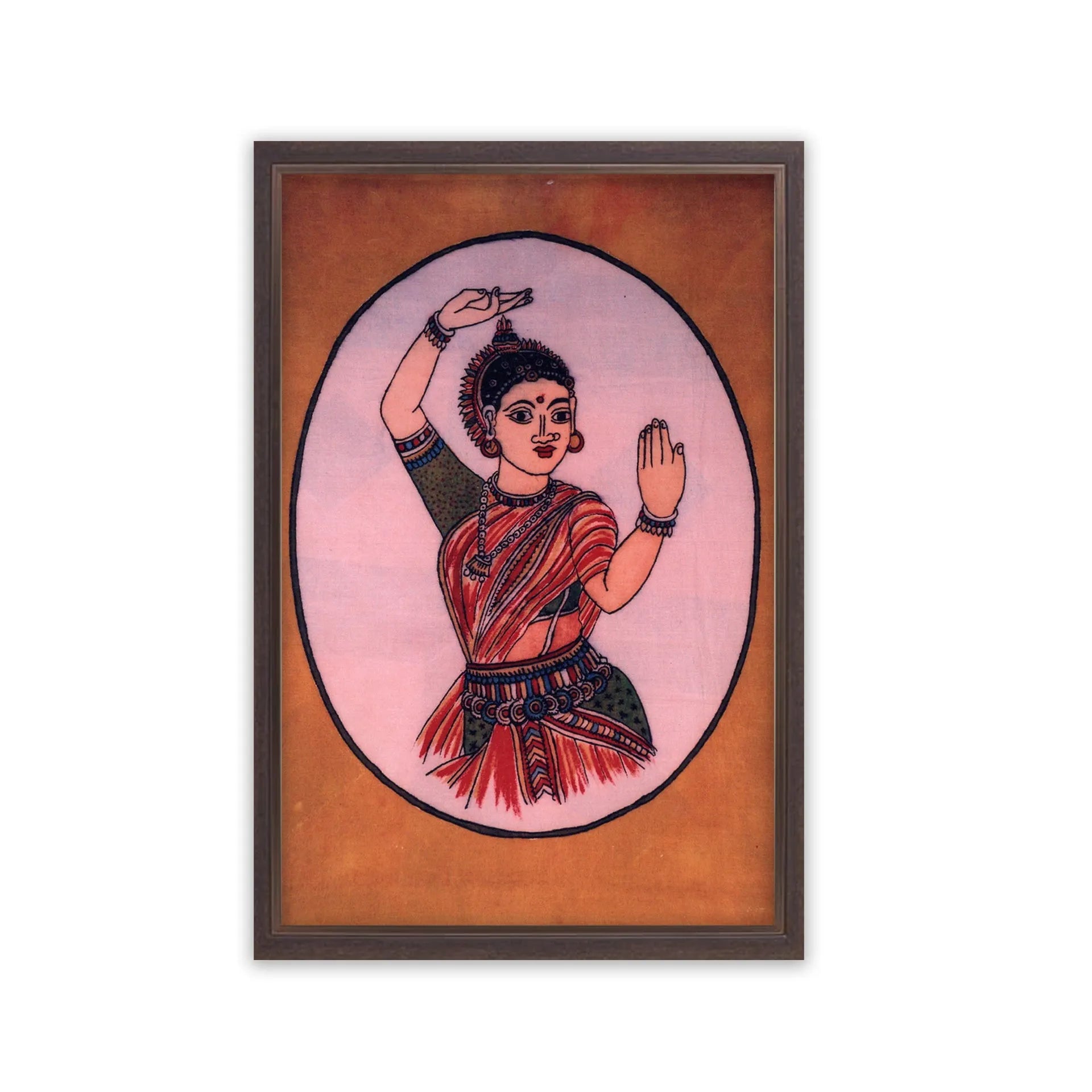 Kalamkari - Dancing beauty