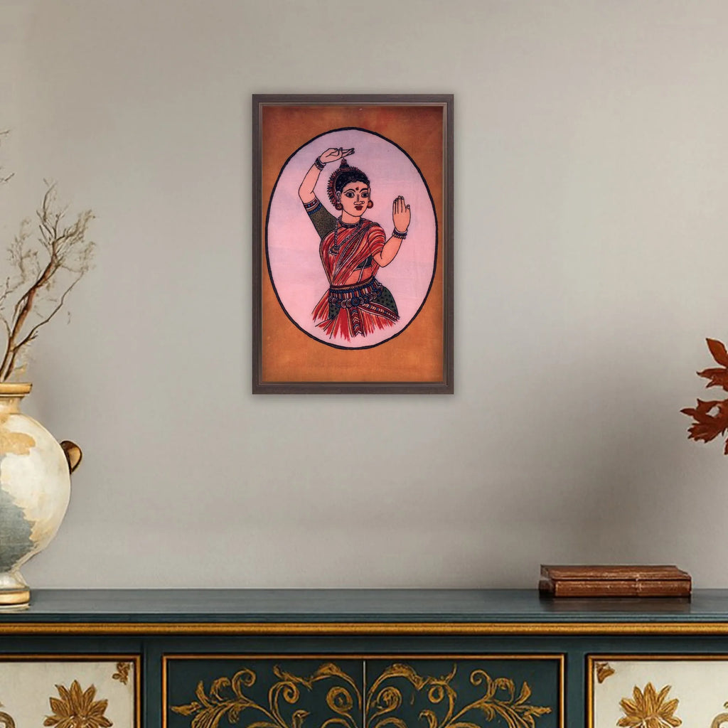 Kalamkari - Dancing beauty