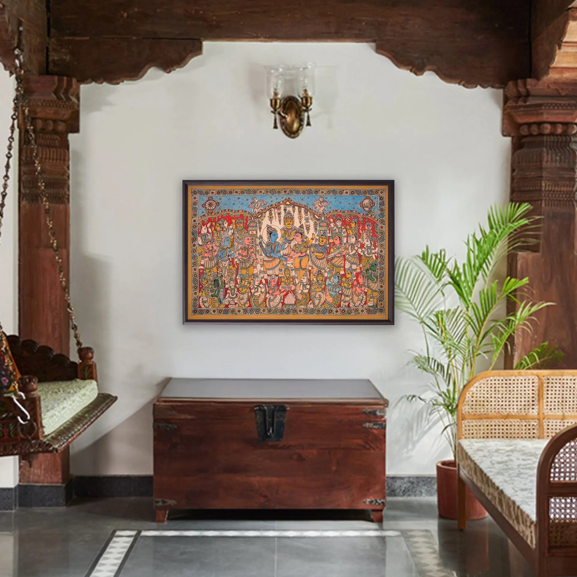 Kalamkari - Shree Venkateshwara Kalyanam