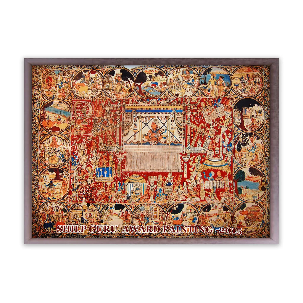 Kalamkari - Indian Craftsman in Village