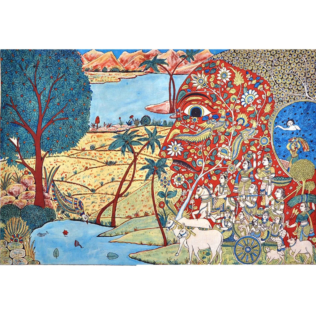 Kalamkari - Nature and Man
