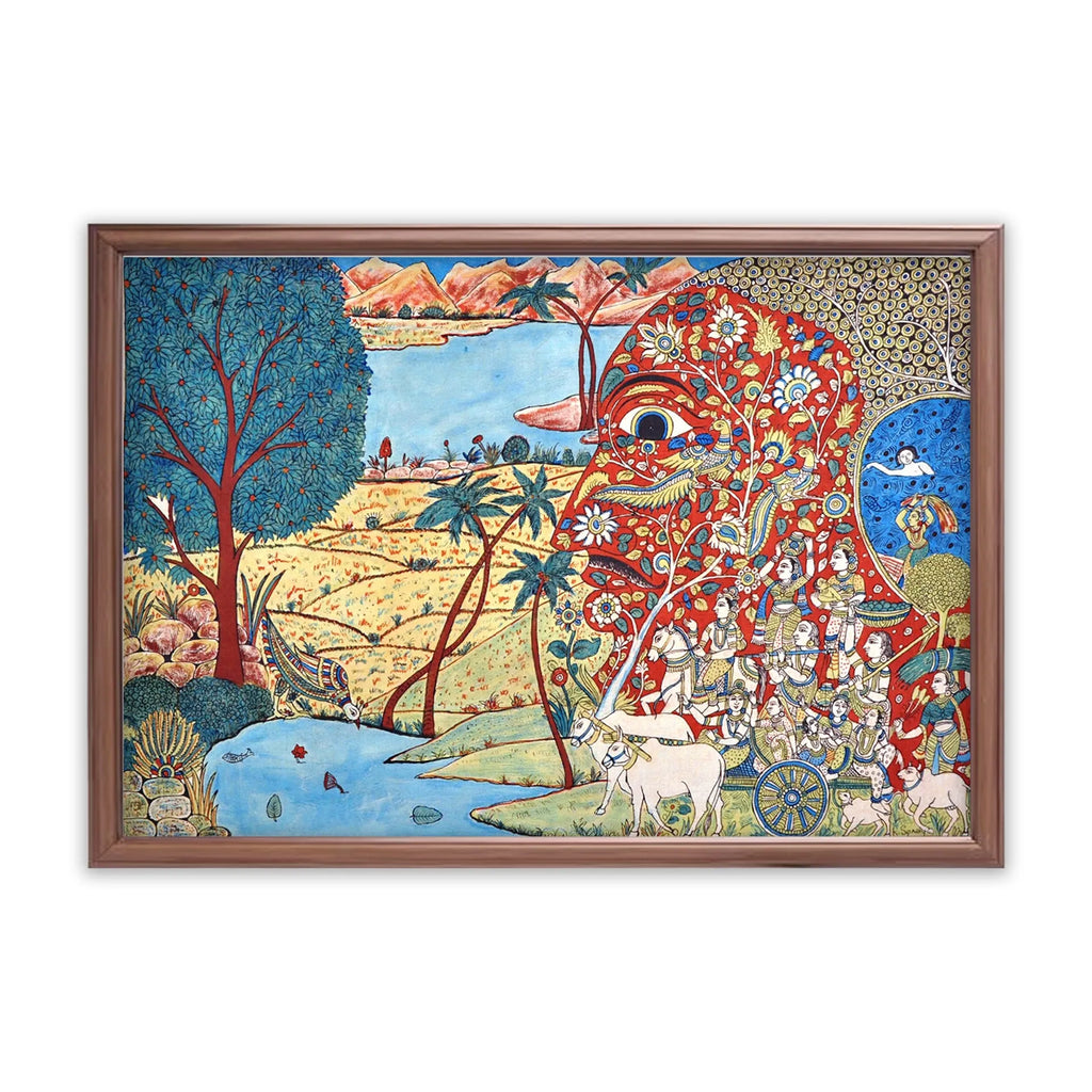 Kalamkari - Nature and Man