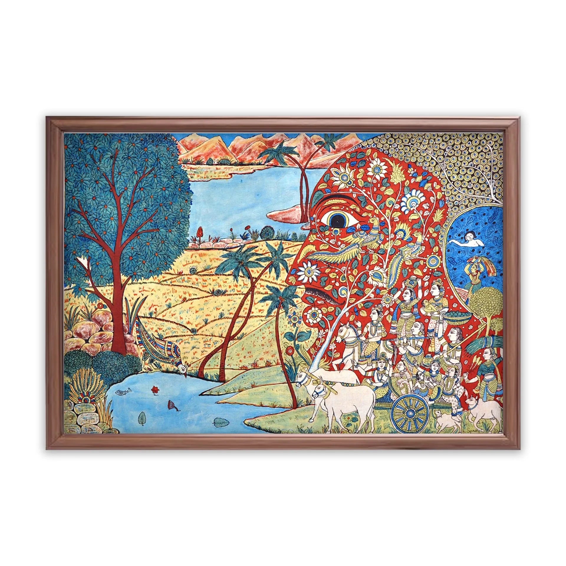 Kalamkari - Nature and Man