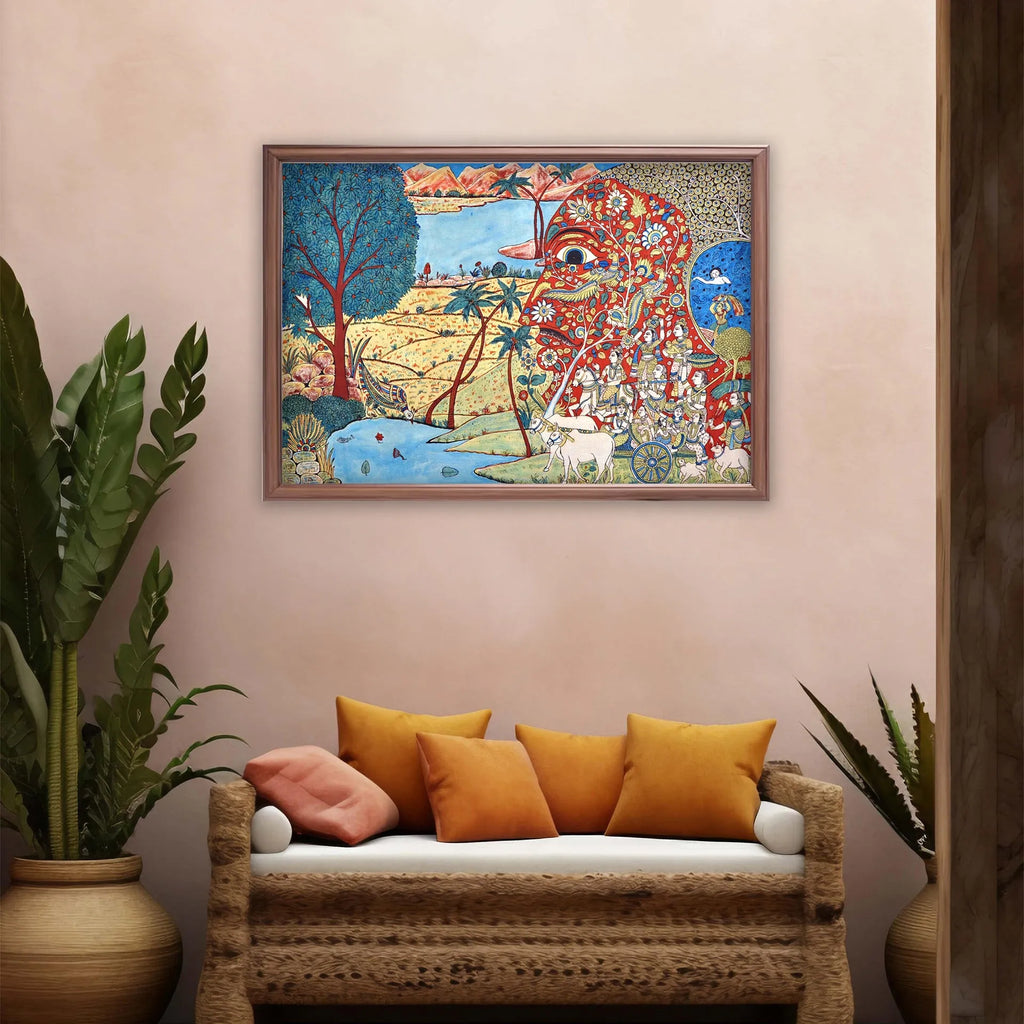 Kalamkari - Nature and Man