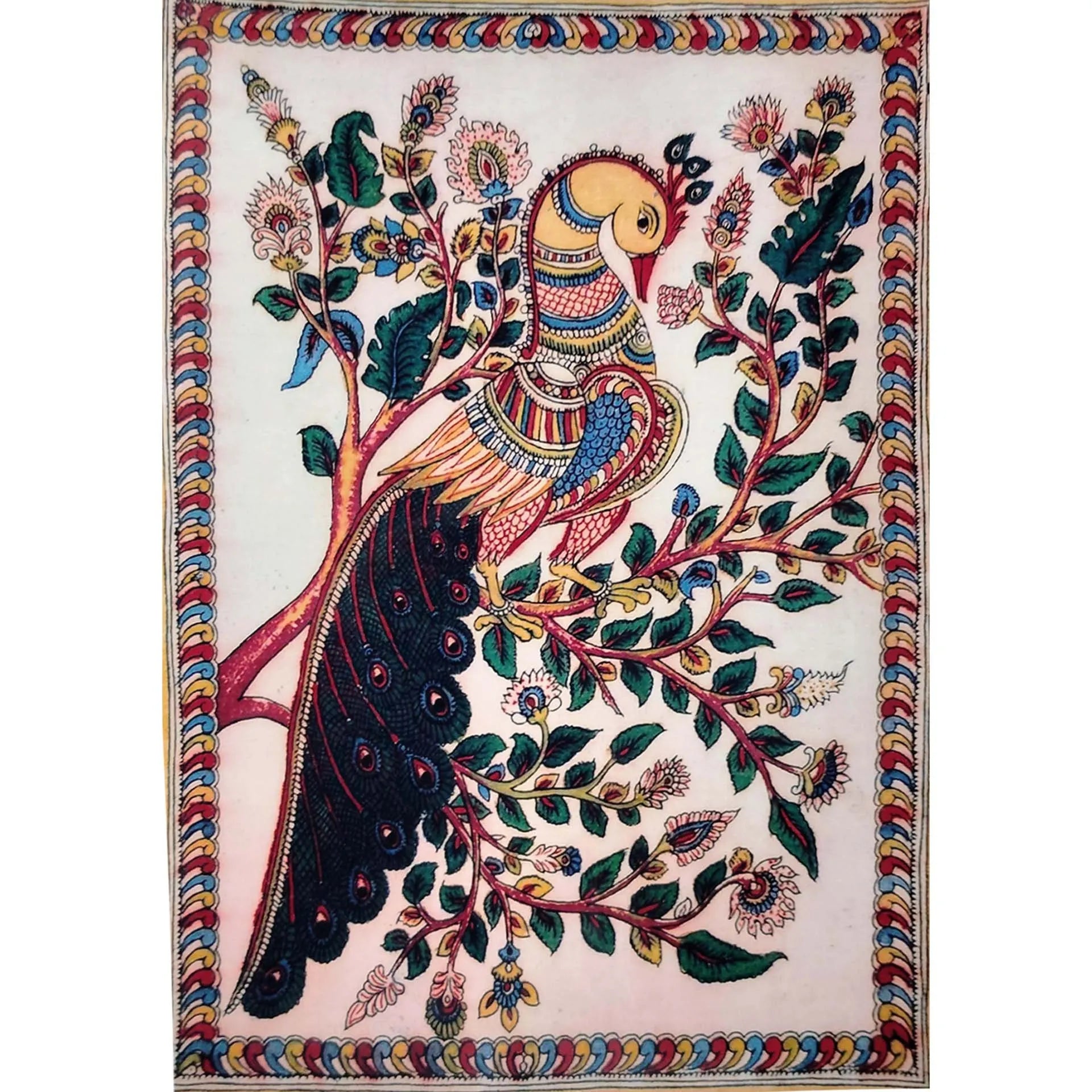 Kalamkari - Peacock