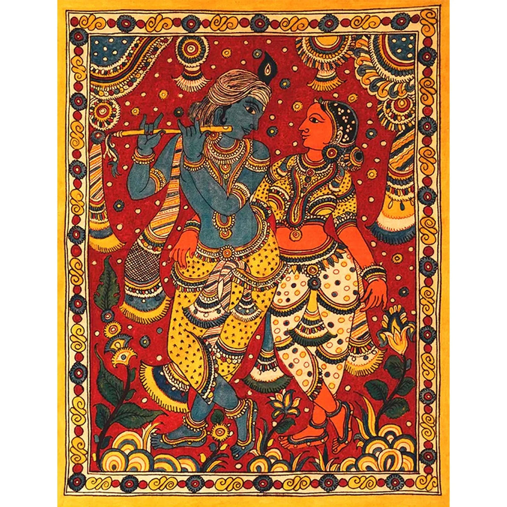 Kalamkari - Radha Krishna