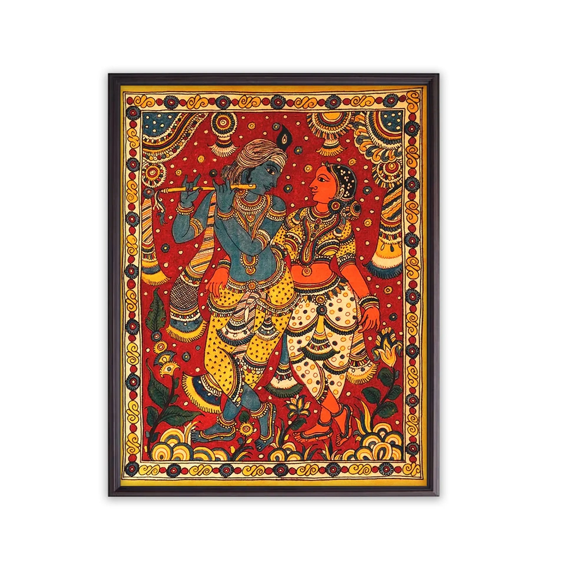 Kalamkari - Radha Krishna