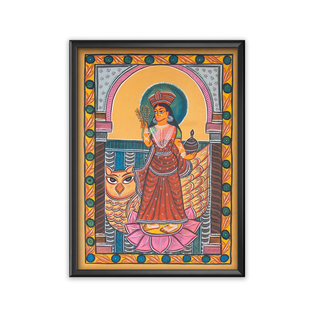 Bengal Pattachitra - Laxmi Mata