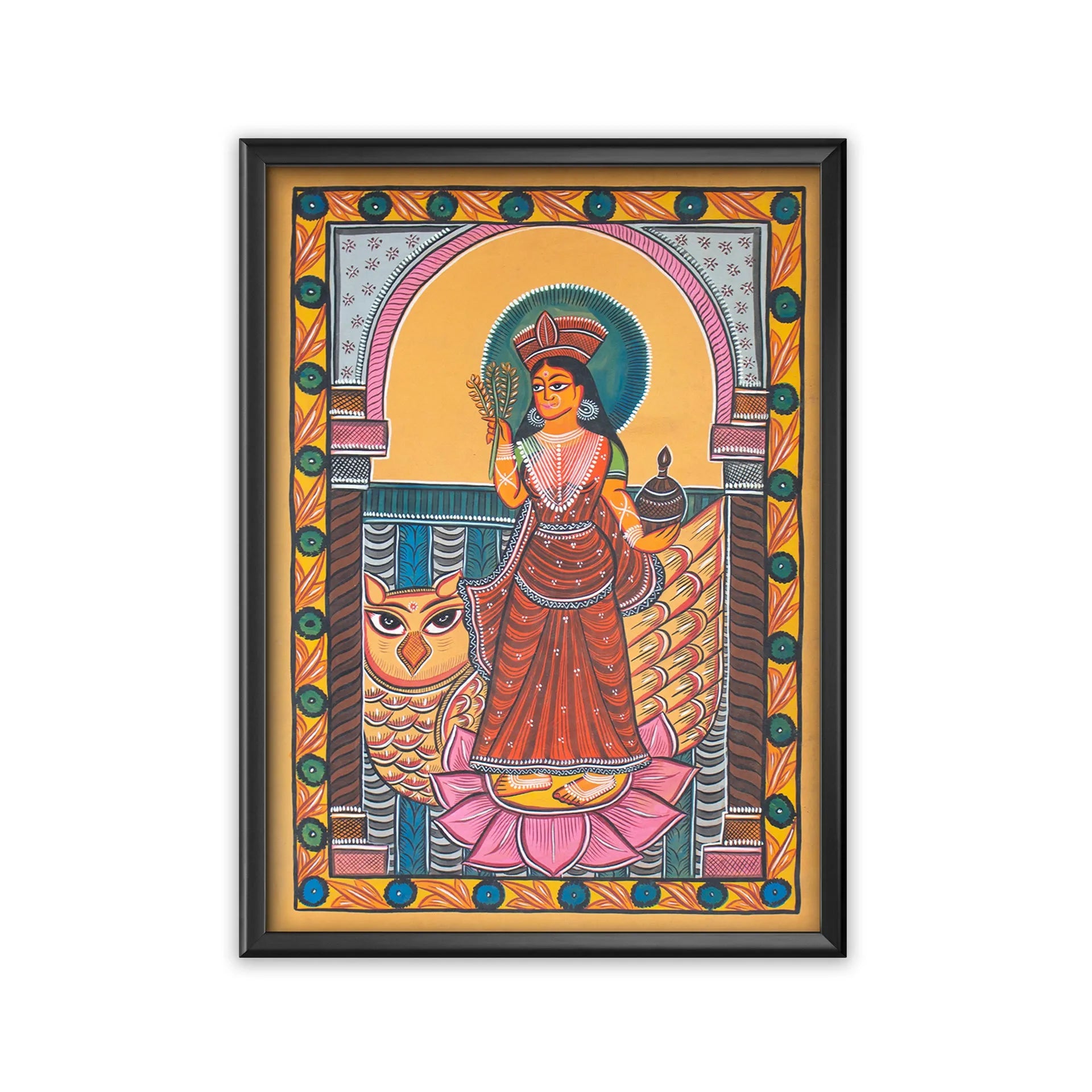 Bengal Pattachitra - Laxmi Mata
