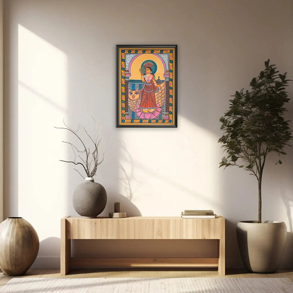 Bengal Pattachitra - Laxmi Mata