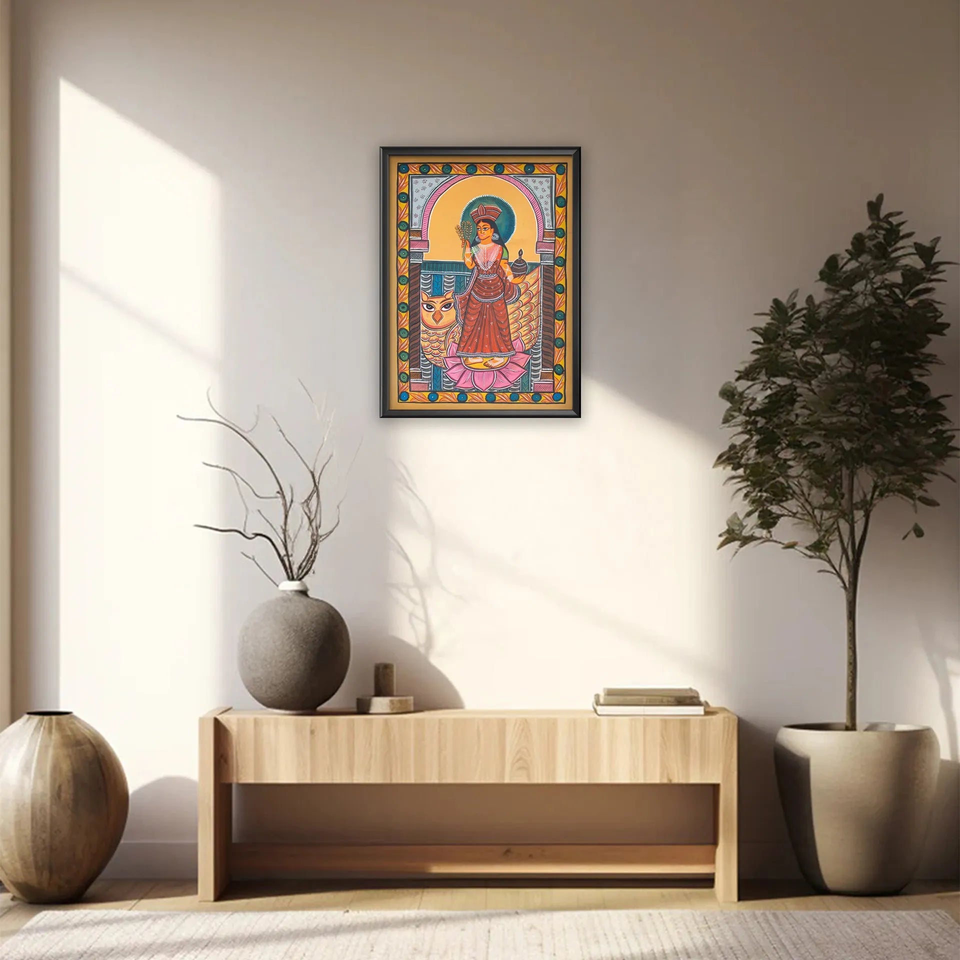 Bengal Pattachitra - Laxmi Mata
