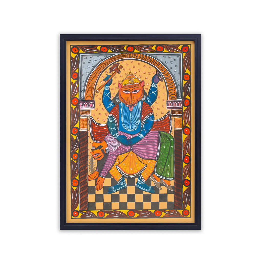 Bengal Pattachitra - Narsimha