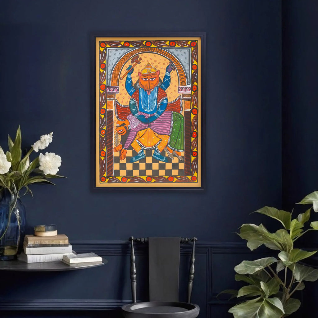 Bengal Pattachitra - Narsimha