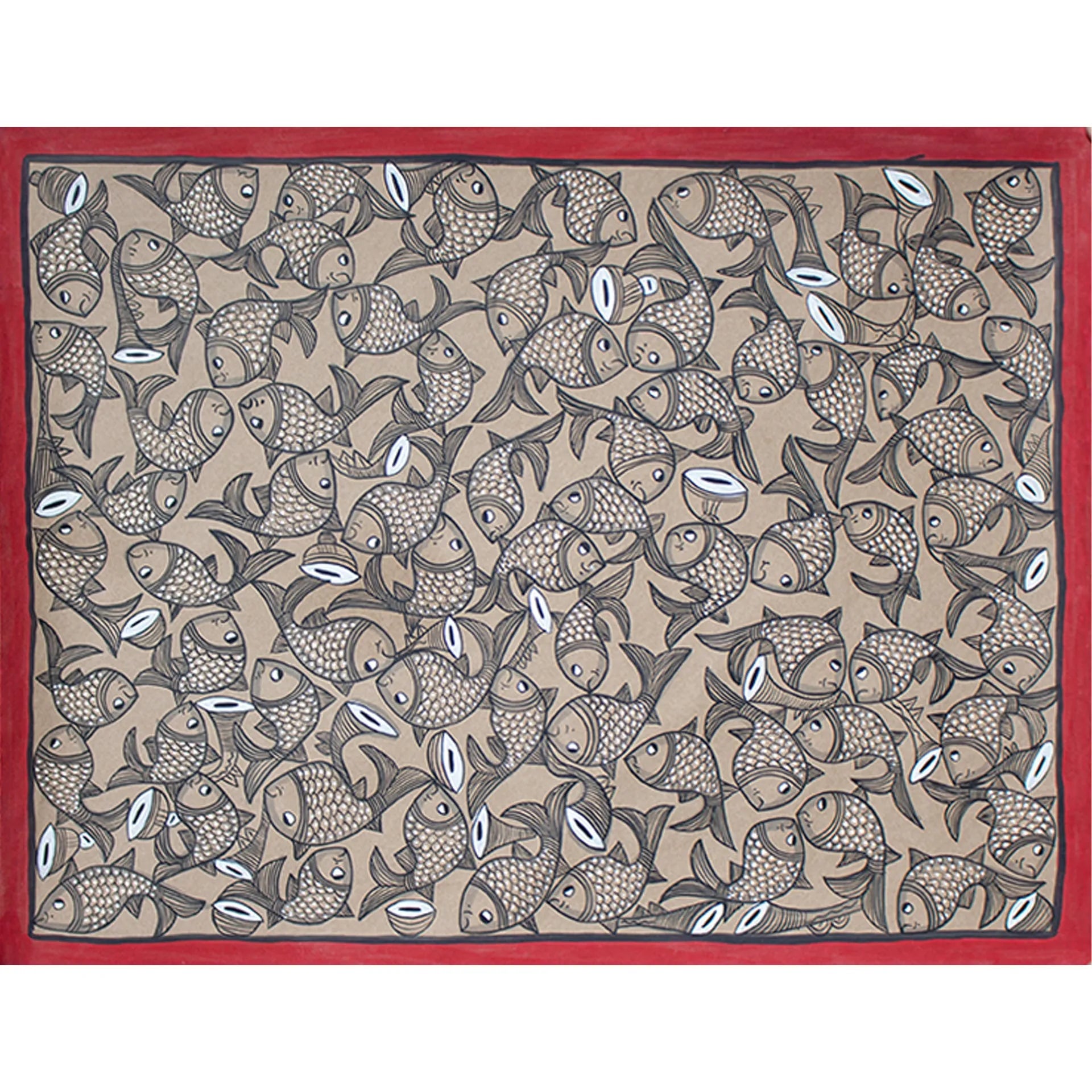 Bengal Pattachitra - Fish