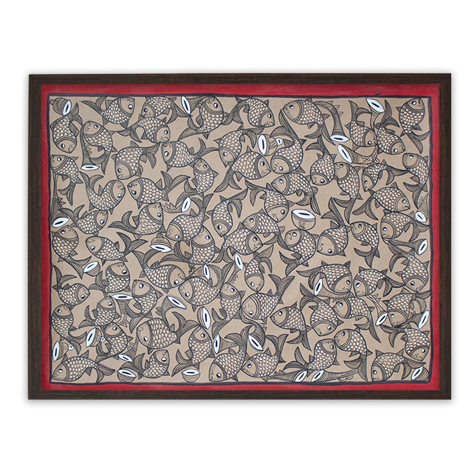 Bengal Pattachitra - Fish