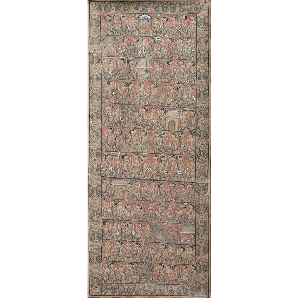 Bengal Pattachitra - Tribal life story