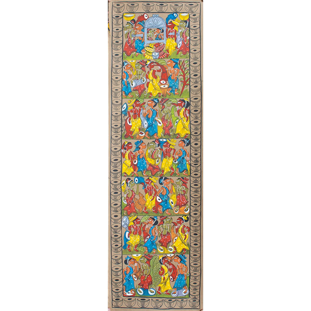 Bengal Pattachitra - Tribal life story