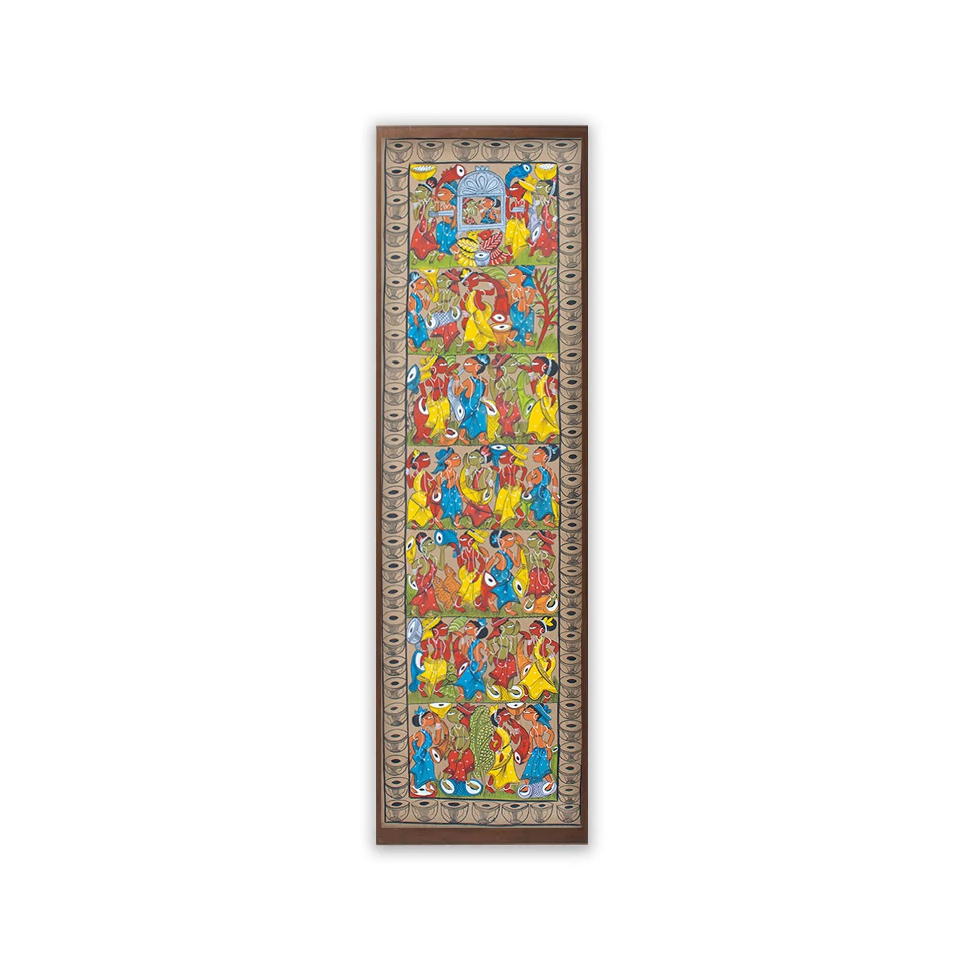 Bengal Pattachitra - Tribal life story